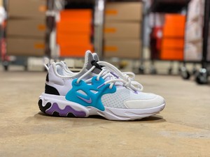 presto react white purple