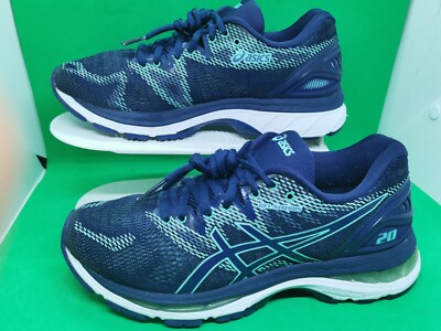 Asics Gel Nimbus 20 Womens Size 7.5 Running Walking Shoes Sneakers