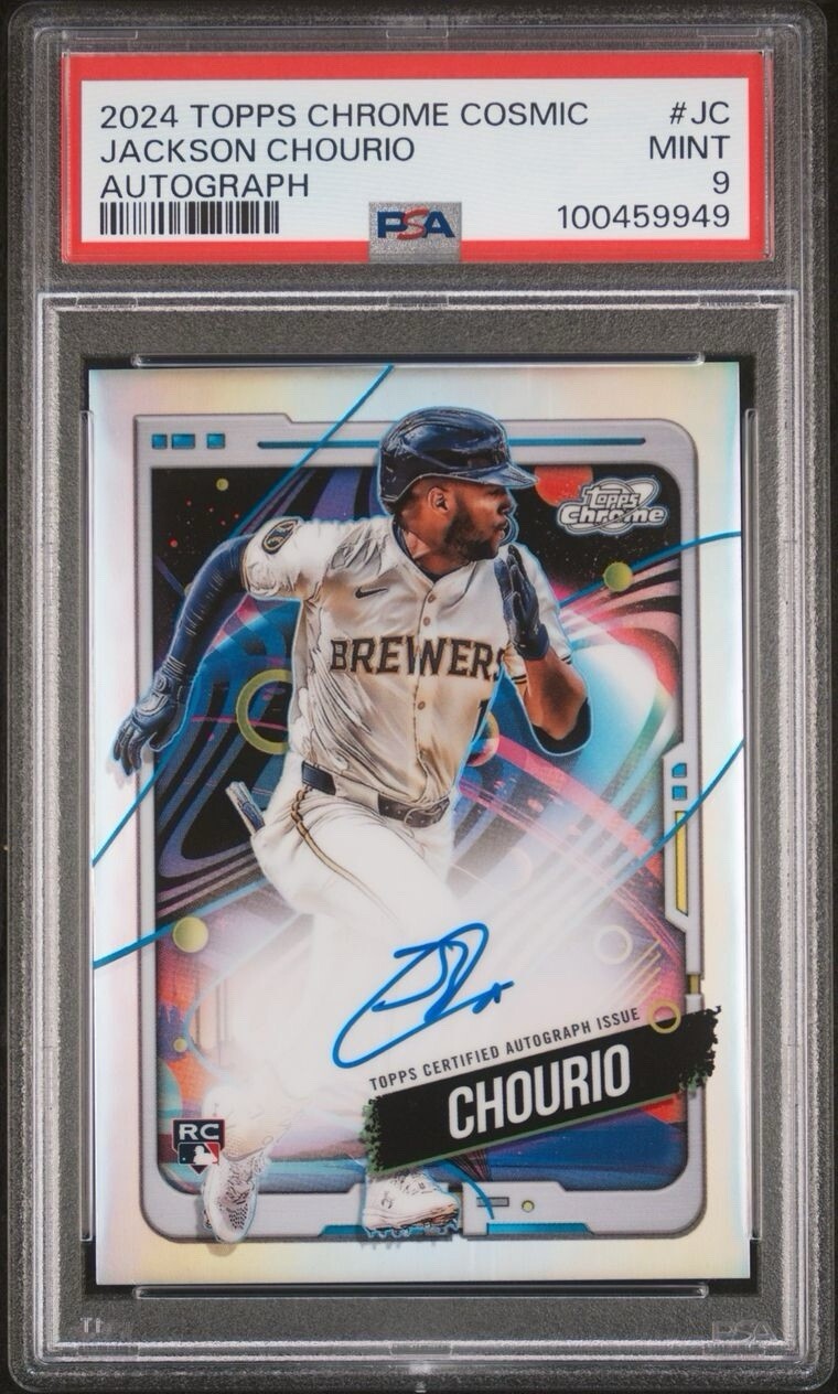 2024 Topps Cosmic Chrome - Autographs #CCA-JC Jackson Chourio (AU, RC)