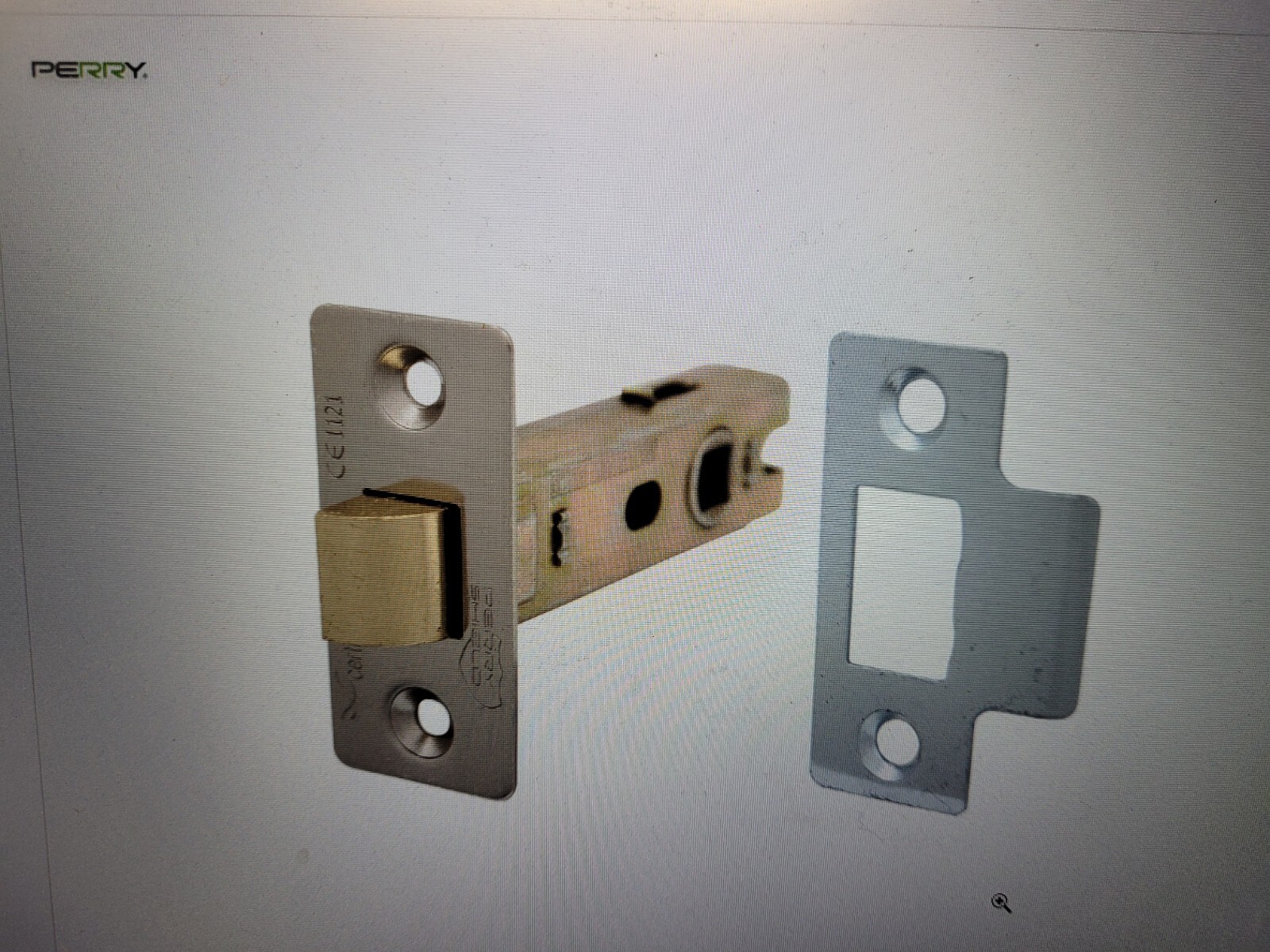 PERRY Shield CE Certifire Bolt Through Tubular Latch FD30 63MM NICKEL PLATED