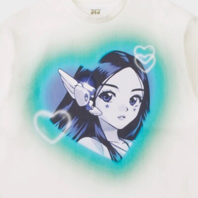 NewJeans ヘリン Tシャツ get up Newjeans NEWJEANS GET UP X LINE FRIEND OFFICIAL T-SHIRT MINJI VER