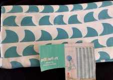 Pillowfort Shark Fin Fabric Shower Curtain 72" x 72"
