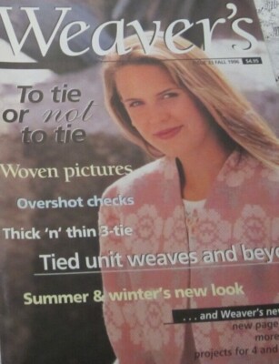 Weaver's Magazine 33 Summer Winter Overshot Double 2-Tie Weaving Magazine