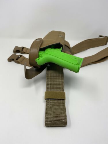 Safariland® 6004USN SLS RH Leg Rig Holster 1911 5" w Rail, Cordura® Coyote Brown - Picture 7 of 12
