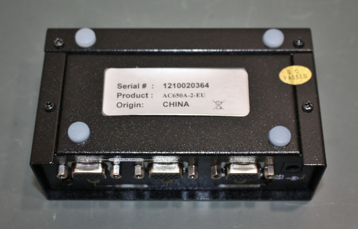 BLACK BOX AC650A-2 VGAビデオスプリッタ　入力1/出力2 BLACK BOX AC650A-2 VGAビデオスプリッタ 入力1/出力2 BLACK BOX