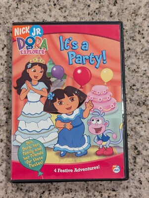 Dora the Explorer DVD 12枚セット Dora The Explorer: It's a Party (DVD, 2005) Nick Jr. 4 Festive