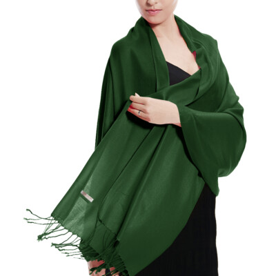 Soft Silk Shawl Wrap Women Pashmina Solid Scarf Stole Cashmere Wool Ladies Scarf