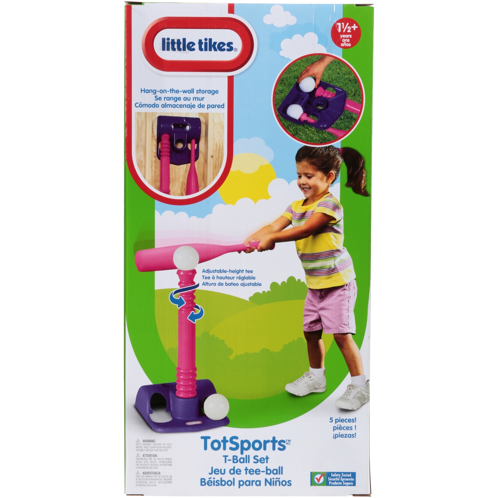 little tikes t ball pink