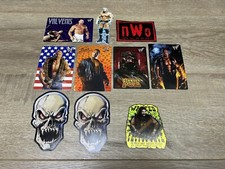2000 Vintage WWF WWE NWO Vending Machine Hologram Die-Cut Sticker Lot Of 10