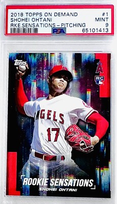 2018 Topps On Demand Shohei Ohtani RC “Rookie Sensations PSA 9 
