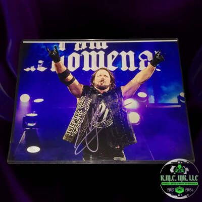 *WWE AJ STYLES THE PHENOMINAL ONE SIGNED AUTOGRAPHED 11X14 PHOTO3 W/ JSA* #STYLE