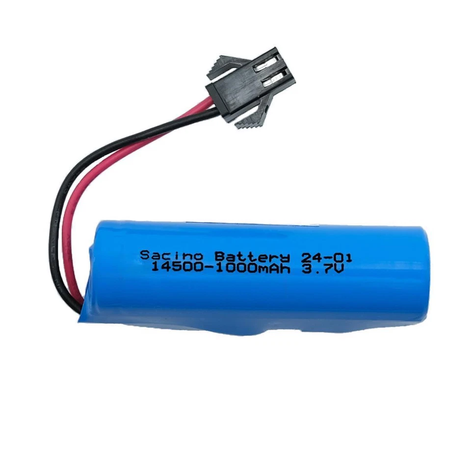 EFASO Akku 3,7V 14500 1000 mAh HBX Stecker für 99807 Panzer DEERC DE45 DE35