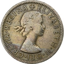 #1164952 Great Britain, Elizabeth II, Florin, Two Shillings, 1956, Copper-nic,