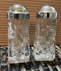 Vintage Anchor Hocking Early American Prescut Glass Salt and Pepper Shakers