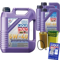 Mann Inspektionspaket 8L Liqui Moly Leichtlauf High Tech 5W-40 FüR Kia Sportage