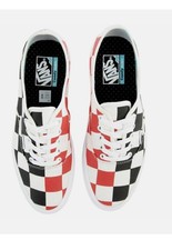 VANS COMFYCUSH AUTHENTIC CHECK LOW SNEAKERS  Size 12 CHECKER RED AND BLACK NEW