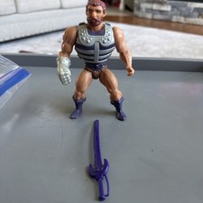 Vintage 1983 MOTU Fisto He-Man Mattel Action Figure Complete Armor Sword