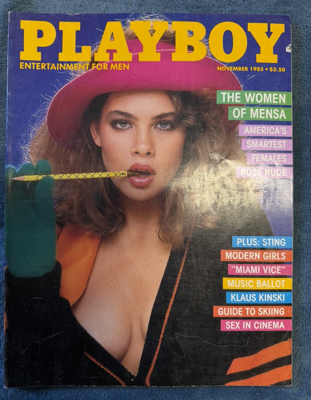 Playboy Nov 1985 Sting, Klaus Kinski, Vol 32 No 11 Illustrated Magazine vintage