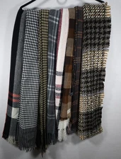 Lot Of 8 Women's Designer Winter Thick Scarves Cejon Ben Goodman Charter Club