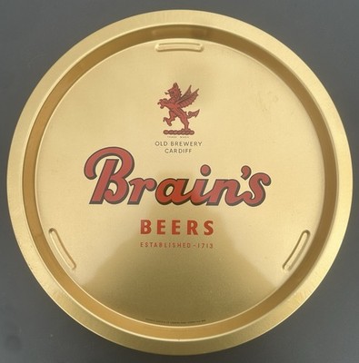 BRAIN S BEERS CARDIFF UK DRAGON BREWERY ALLOY BEER  TRAY