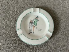 Novelty Risque Art Deco Pattern Ashtray “ the Absent Minded Waiter ” - 1930s