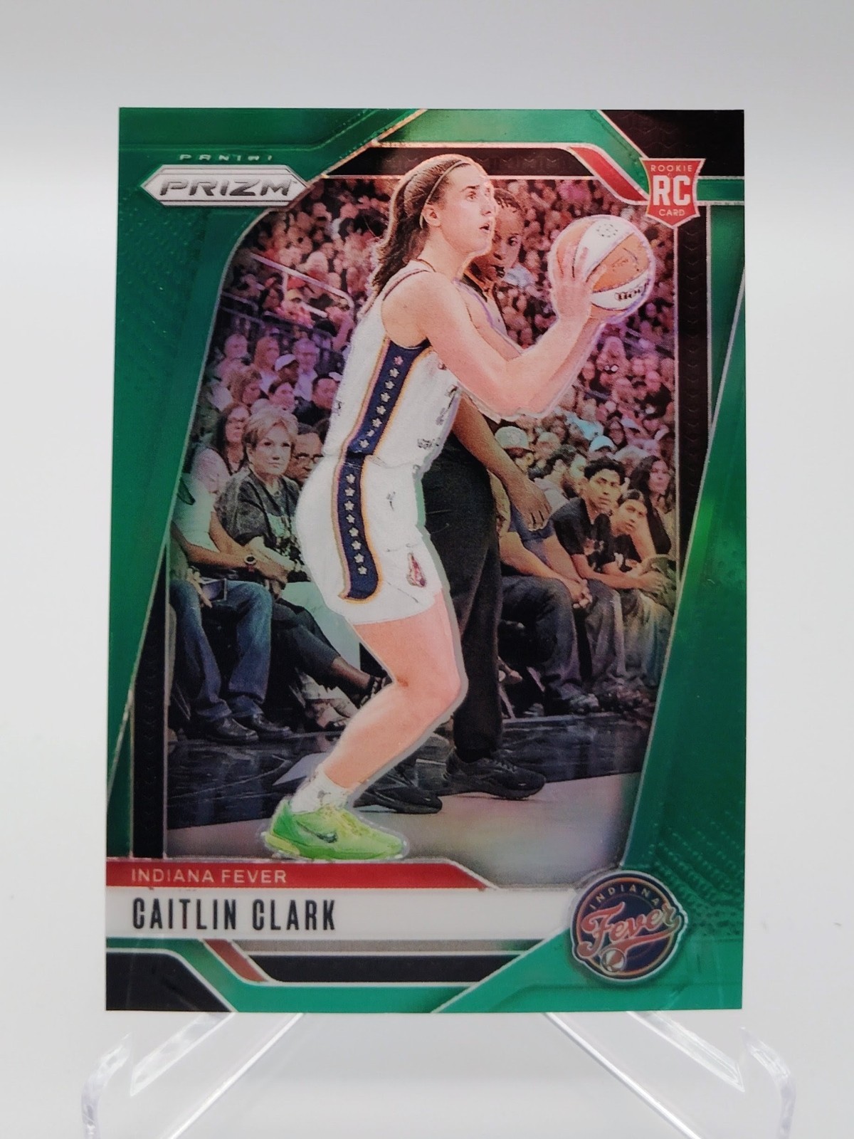 2024 Panini Prizm Caitlin Clark RC Green Prizm #22 Indiana Fever