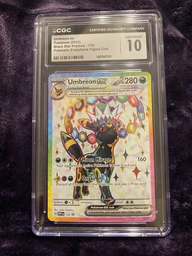 Umbreon ex CGC 10 Black Star Promo #176 Full Art Holo Pokémon TCG Card