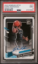 2023 PANINI DONRUSS OPTIC SIGNATURE #277 DARIQ WHITEHEAD PSA 9