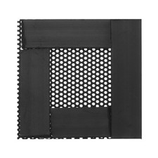 5PCS PC Dust Filter, 40x40mm PVC Computer Case Cooler Dustproof Mesh, Black