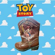 Very Rare Original Issue Disney/Pixar Toy Story Woody Boots Size 7C