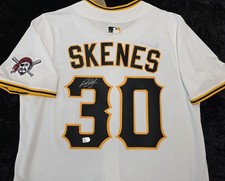 Pirates PAUL SKENES Signed Auto REAL Baseball Jersey Fanatics MLB Holo COA