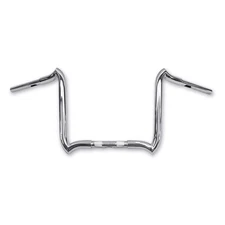 KST Kustoms Polished 1 1/4" SS Steel Mayhem 16" Rise Handlebars - 2015719