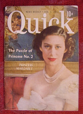 QUICK Pocket magazine February 2 1953 Britain Princess Margaret 
