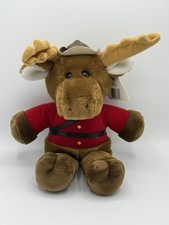 Vintage 1988 Dakin Mountie Moose 12 Inch Plush