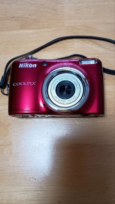 Nikon Coolpix L23 Compact Digital Camera Red Tested Excellent Condition
