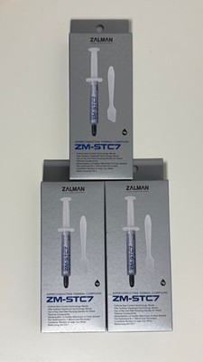 (3) LOT Zalman ZM-STC7 Thermal Paste 4g Superconducting Paste CPU Thermal Grease