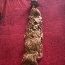 Luxurious Brown Wavy Hair Extension