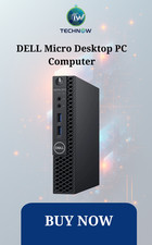 DELL Micro Desktop PC Computer i7, i5 32GB RAM, NVMe SSD, Windows 11 Pro Wi-Fi