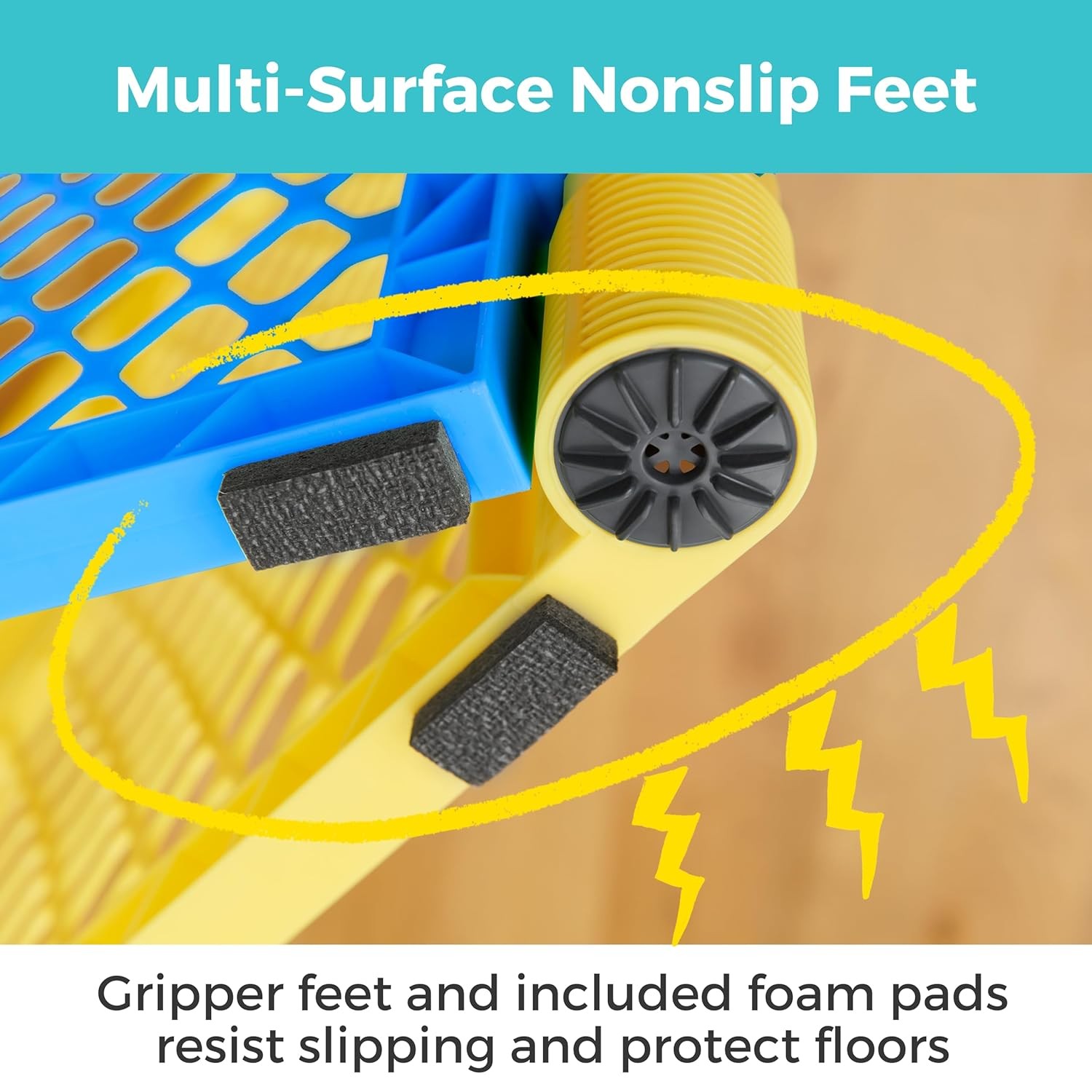 Toddleroo by North States - Superyard 2-Panel Door Extension, ColorPlay 