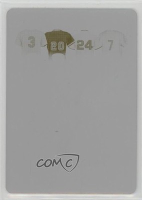 2021 Leaf Lumber Printing Plate Yellow 1/1 Mickey Mantle Willie Mays HOF 8a7