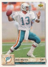 1992 Upper Deck #598 Dan Marino NM (Dolphins) HOF
