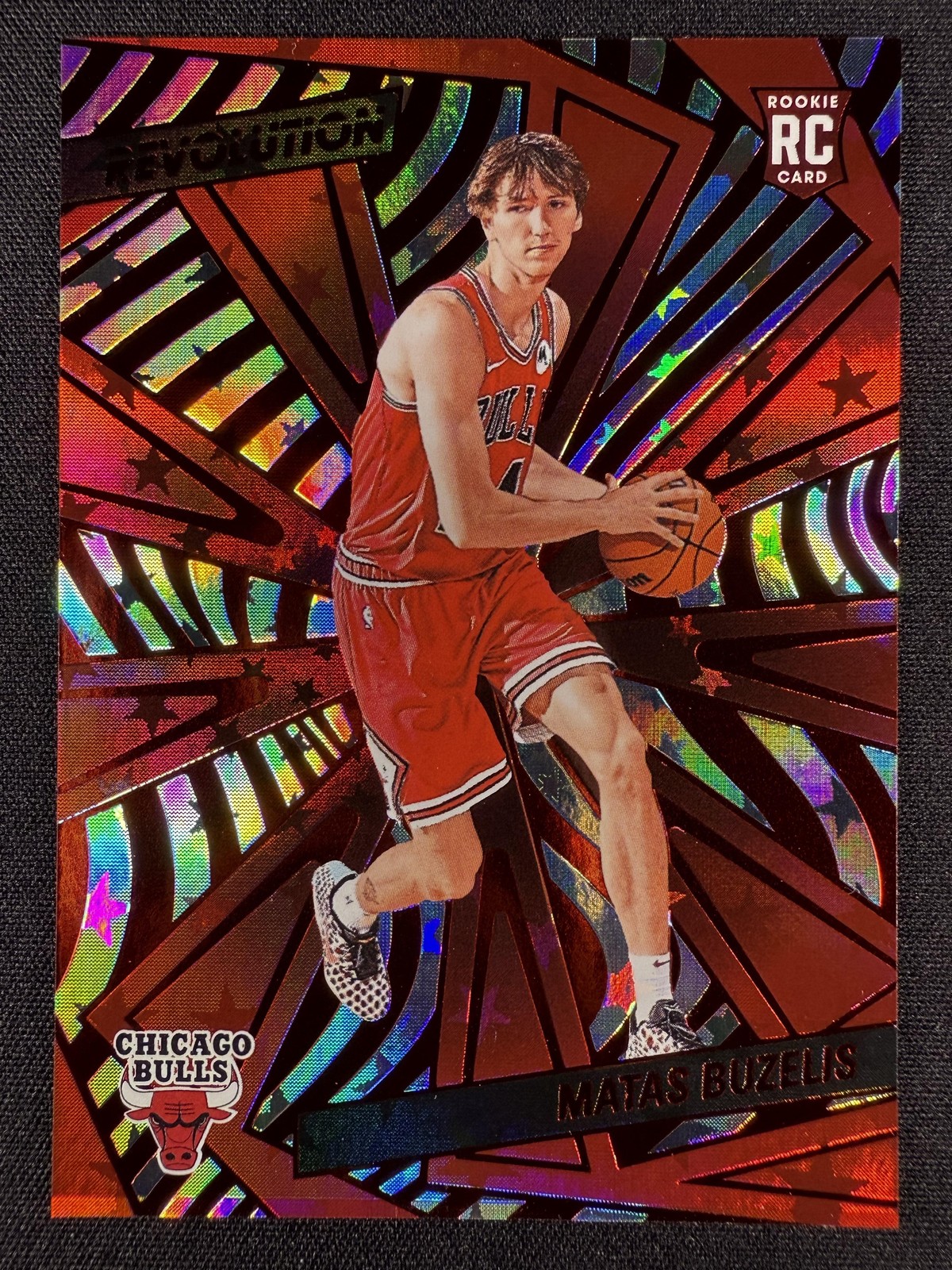 2024-25 Panini Revolution #129 Matas Buzelis Red Astro Rookie #/299