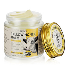 Organic Grass-Fed Beef Tallow for Skin,Body,Face Moisturizer,Whipped Tallow Hone