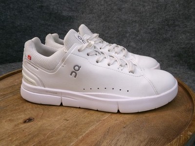 On The Roger Advantage Women s Size 8 US Triple White Athletic Shoes Sneaker