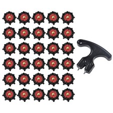 30 Golf Shoes Spikes Accessory Small Metal Studs Cleats For Footjoy Wrench