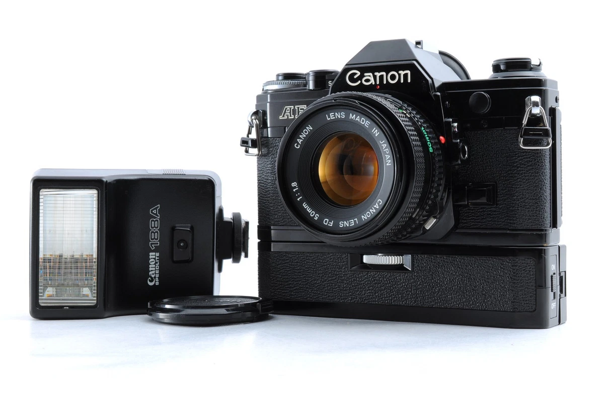 フィルムカメラ Canon AE-1 Black New FD 35-70mm f/4 Lens Canon FD