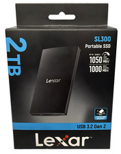 ⭐ 2TB Lexar SL300 Portable SSD⚡USB-C🛡️Encryption🔥1050MB/s✅ Mac/Windows/Android