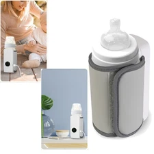 Portable Bottle Warmer with Super Fast Charging and Cordless For Most Bottles