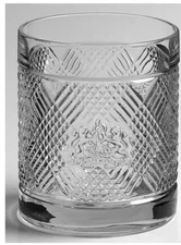 Ralph Lauren Crystal Safari Double Old Fashion Glasses Set Of 4