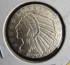 🔥1/10 Troy Oz🔥1929 Indian Head Liberty .999 Fine Pure SILVER Mini Coin Round
